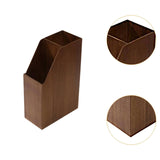Maxbell Canes Walking Sticks Holder Home Sturdy Office Indoor Wooden Umbrella Holder Walnut