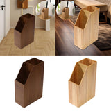 Maxbell Canes Walking Sticks Holder Home Sturdy Office Indoor Wooden Umbrella Holder Walnut