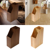 Maxbell Canes Walking Sticks Holder Home Sturdy Office Indoor Wooden Umbrella Holder Walnut