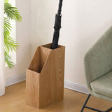Maxbell Canes Walking Sticks Holder Home Sturdy Office Indoor Wooden Umbrella Holder Wood