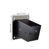 15 Degree Slanted Roof Gazebo Bracket DIY Garden Steel Wooden Gazebo Bracket