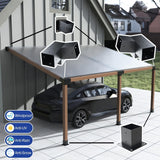 15 Degree Slanted Roof Gazebo Bracket DIY Garden Steel Wooden Gazebo Bracket