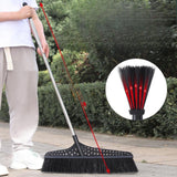 Maxbell Indoor Outdoor Broom Large Wide Quiet 55.12 inch Handle for Kitchen Lobby