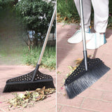 Maxbell Indoor Outdoor Broom Large Wide Quiet 55.12 inch Handle for Kitchen Lobby