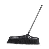 Maxbell Indoor Outdoor Broom Large Wide Quiet 55.12 inch Handle for Kitchen Lobby