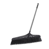 Maxbell Indoor Outdoor Broom Large Wide Quiet 55.12 inch Handle for Kitchen Lobby
