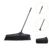 Maxbell Indoor Outdoor Broom Large Wide Quiet 55.12 inch Handle for Kitchen Lobby