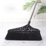 Maxbell Indoor Outdoor Broom Large Wide Quiet 55.12 inch Handle for Kitchen Lobby