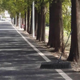 Maxbell Indoor Outdoor Broom Large Wide Quiet 55.12 inch Handle for Kitchen Lobby