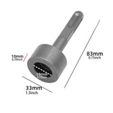 Ground Rod Driver Bit Industrial Drill Ground Rods Ground Rod Driver Adapter ID19mm Square Shank