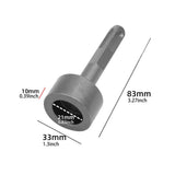 Ground Rod Driver Bit Industrial Drill Ground Rods Ground Rod Driver Adapter ID21mm Square Shank
