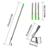 Hoe Garden Tool Gardening Cultivating Heavy Duty Use for Weeding Hoe 3 poles