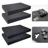2 Pieces Packing Sponge Inserts Versatile for Transporting Crafting Game Box 20cmx30cmx4cm