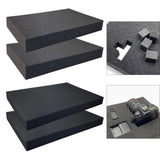 2 Pieces Packing Sponge Inserts Versatile for Transporting Crafting Game Box 20cmx30cmx4cm