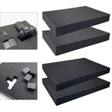 2 Pieces Packing Sponge Inserts Versatile for Transporting Crafting Game Box 20cmx30cmx4cm