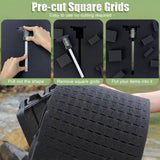 2 Pieces Packing Sponge Inserts Versatile for Transporting Crafting Game Box 20cmx30cmx4cm