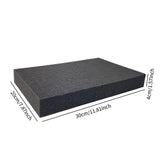2 Pieces Packing Sponge Inserts Versatile for Transporting Crafting Game Box 20cmx30cmx4cm