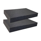 2 Pieces Packing Sponge Inserts Versatile for Transporting Crafting Game Box 20cmx30cmx4cm