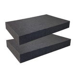 2 Pieces Packing Sponge Inserts Versatile for Transporting Crafting Game Box 20cmx30cmx4cm