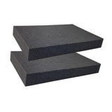 2 Pieces Packing Sponge Inserts Versatile for Transporting Crafting Game Box 20cmx30cmx4cm