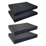 2 Pieces Packing Sponge Inserts Versatile for Transporting Crafting Game Box 20cmx30cmx4cm