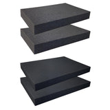 2 Pieces Packing Sponge Inserts Versatile for Transporting Crafting Game Box 20cmx30cmx4cm