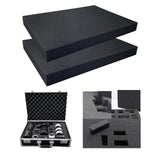 2 Pieces Packing Sponge Inserts Versatile for Transporting Crafting Game Box 30cmx40cmx4cm