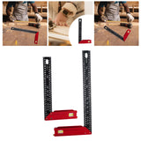 Maxbell Woodwork L Square Ruler Marking Tool for Drafting Tools Hobby Art Framing 30CM
