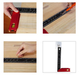 Maxbell Woodwork L Square Ruler Marking Tool for Drafting Tools Hobby Art Framing 30CM