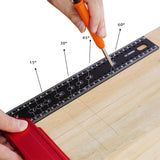Maxbell Woodwork L Square Ruler Marking Tool for Drafting Tools Hobby Art Framing 30CM