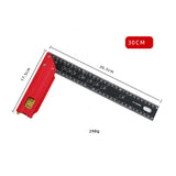 Maxbell Woodwork L Square Ruler Marking Tool for Drafting Tools Hobby Art Framing 40CM