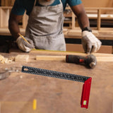 Maxbell Woodwork L Square Ruler Marking Tool for Drafting Tools Hobby Art Framing 40CM