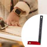 Maxbell Woodwork L Square Ruler Marking Tool for Drafting Tools Hobby Art Framing 40CM