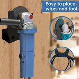Maxbell Angle Grinder Rack Organizer Polisher Holder for Garage Home Waxing Machines