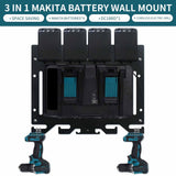 Maxbell Charger Holder Tool Equipment Tool Storage Battery Holder for Gift Workshops