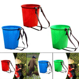 Maxbell Back Basket Lightweight Orchard Picking Basket for Gardening Shopping Hiking Red