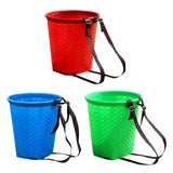 Maxbell Back Basket Lightweight Orchard Picking Basket for Gardening Shopping Hiking Red