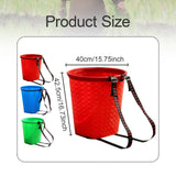 Maxbell Back Basket Lightweight Orchard Picking Basket for Gardening Shopping Hiking Red