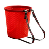 Maxbell Back Basket Lightweight Orchard Picking Basket for Gardening Shopping Hiking Red