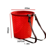 Maxbell Back Basket Lightweight Orchard Picking Basket for Gardening Shopping Hiking Red