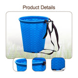 Maxbell Back Basket Lightweight Orchard Picking Basket for Gardening Shopping Hiking Blue