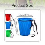 Maxbell Back Basket Lightweight Orchard Picking Basket for Gardening Shopping Hiking Blue