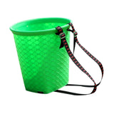 Maxbell Back Basket Lightweight Orchard Picking Basket for Gardening Shopping Hiking Green