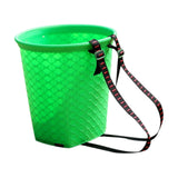 Maxbell Back Basket Lightweight Orchard Picking Basket for Gardening Shopping Hiking Green