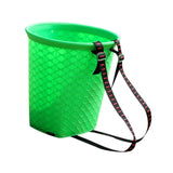 Maxbell Back Basket Lightweight Orchard Picking Basket for Gardening Shopping Hiking Green