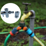 Maxbell Faucet Diverter Valve Parts Sink Hose Connector for Lawn Kitchen Shower Hose