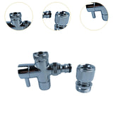Maxbell Faucet Diverter Valve Parts Sink Hose Connector for Lawn Kitchen Shower Hose