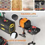 Maxbell Trimmer Rack Heavy Duty Garage Tool Organizer for Garden Tools Hedge Trimmer