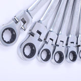 Maxbell Ratcheting Combination Wrench Set 16x Spanner for Plumbing Installation Bike