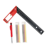 Maxbell Framing Square Ruler Marking Joiners Workshop Gauge Adjustable Framing Tools